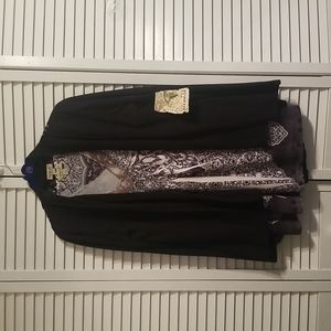 One world top and cardigan set xl